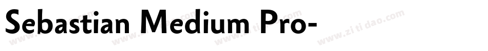 Sebastian Medium Pro字体转换